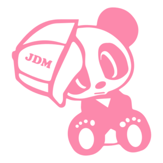 JDM Hat Panda Decal (Pink)